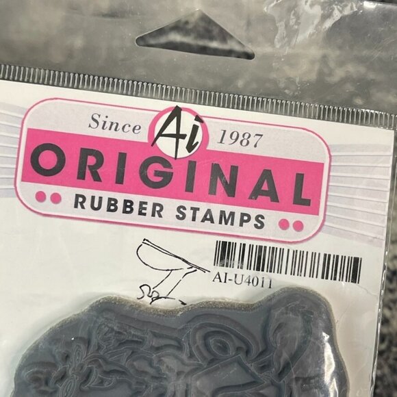 Art Impressions GIRLFRIENDS Rubber Stamps AI-U4011 - Picture 5 of 7